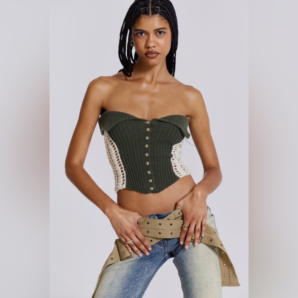 Akio Knitted Corset Top | SOLD OUT ONLINE
